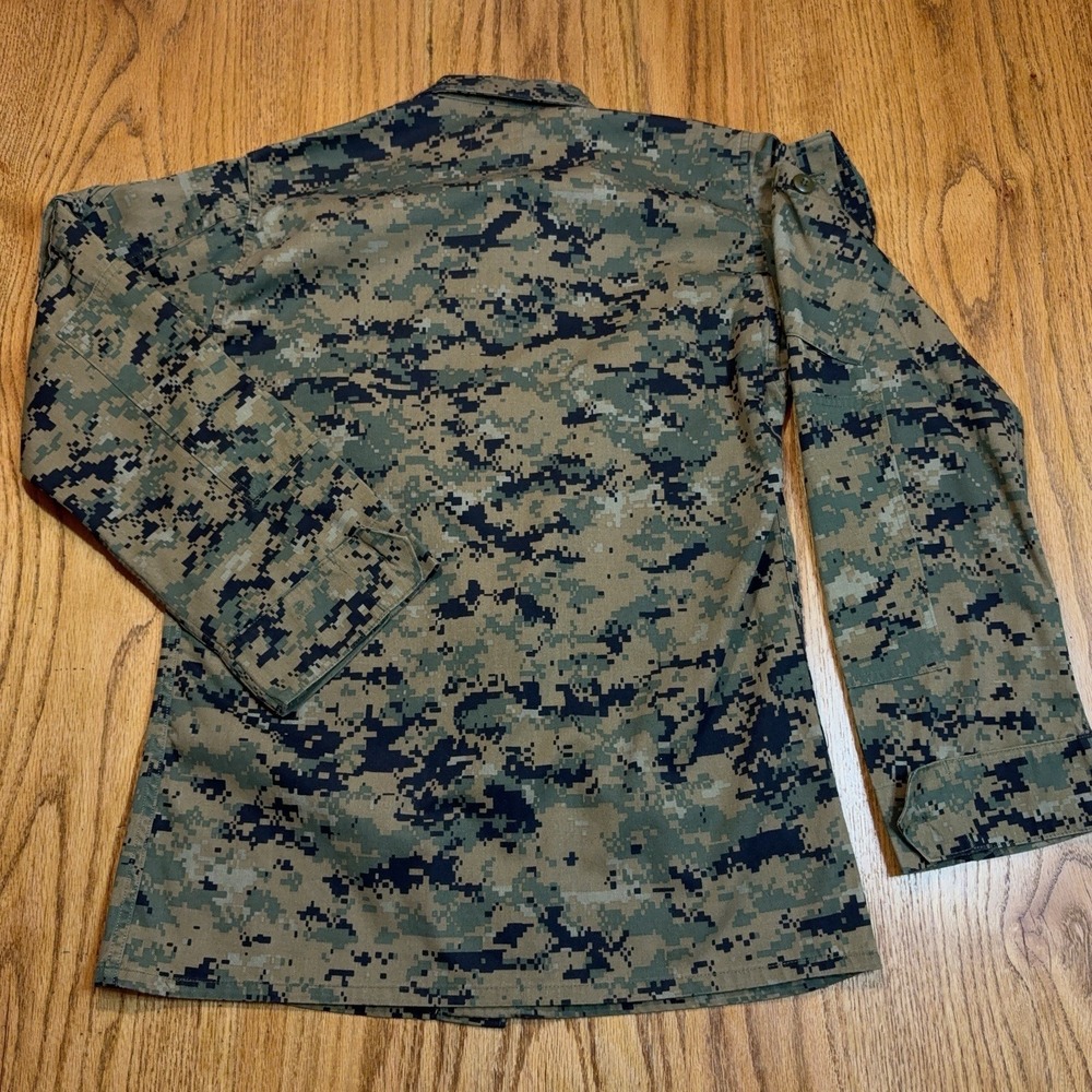 US Marines Woodland Marpat Digital Camo Shirt Small Regular American Apparel - Picture 10 of 10